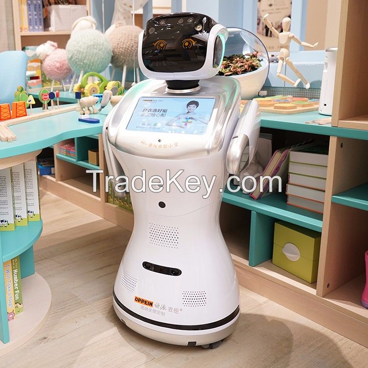 Sanbot Elf cloud-brained facial recognition artificial intelligent service robot