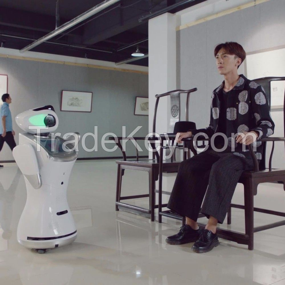 Sanbot Elf multi-service mobile app control remote telepresence robot for lecture, education, hospitality, commercial and remote monitor