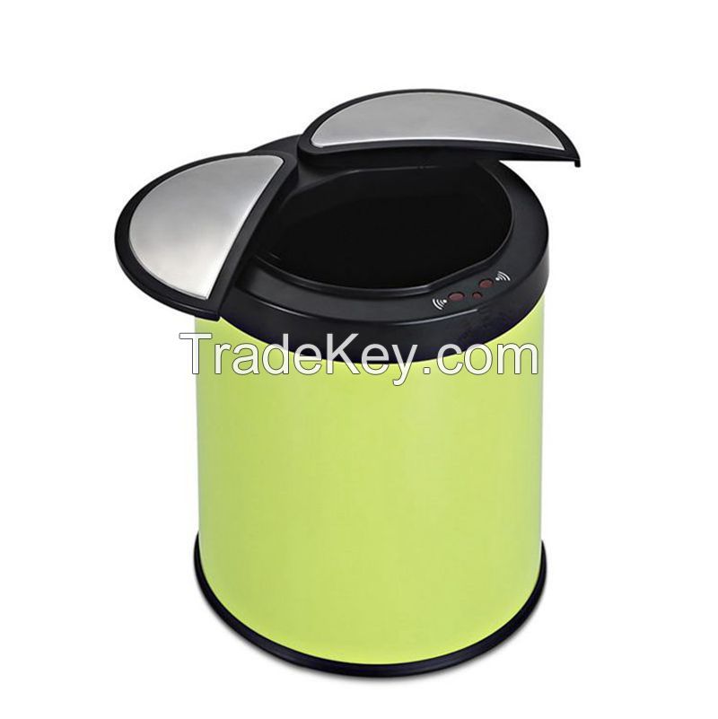 8L ABS material touchless beautiful waste bin
