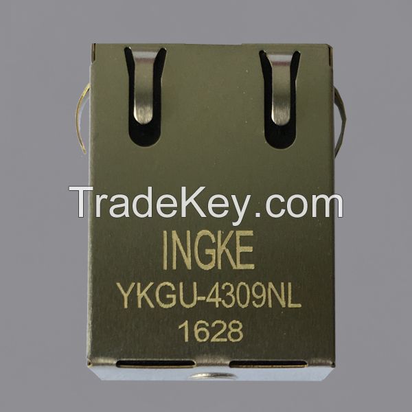 YKGU-4309N/J0G-0060NL Pulse Magnetic RJ45 jacks