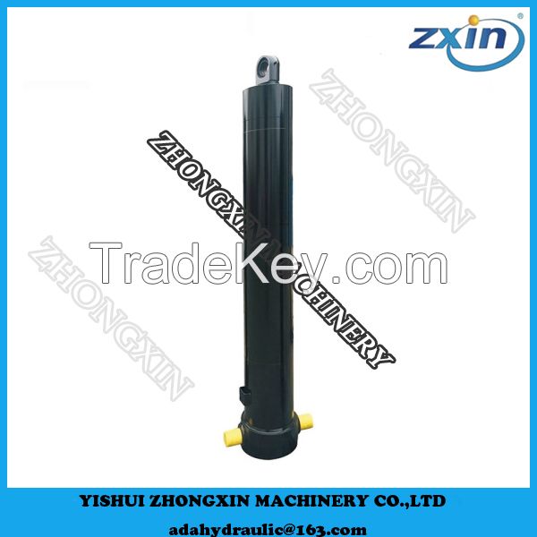 Piston Rod Telescopic Hydraulic Cylinder 3 / 4 / 5 Stage Long Stroke Hoist