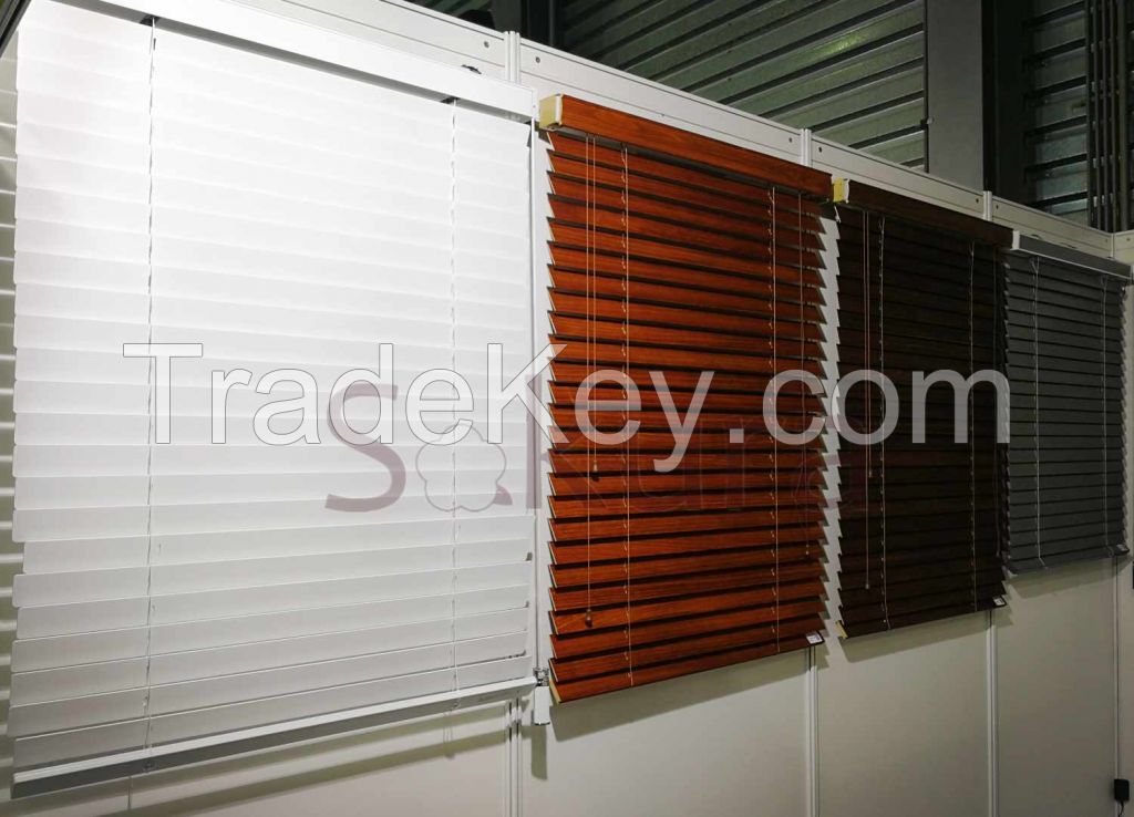 Antique colors of wood blinds Slats 