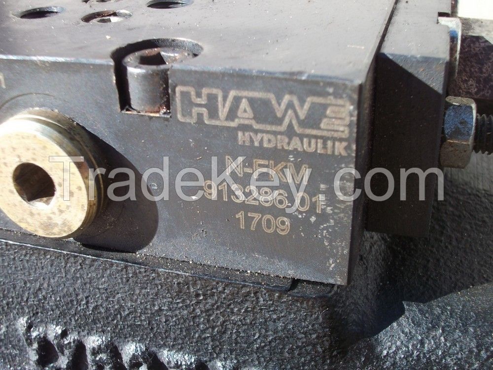 Hawe Inline V30E-95LSV-2-0-01 + V30E-160LSV-2-0-01, N-FKM 913286-01-1709, N-SO-113783-10-1112 Axial Piston Twin Pump