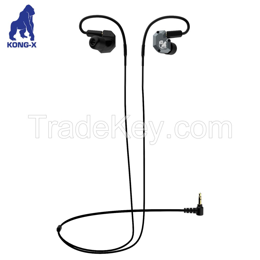 hybrid driver balanced armature and titanium unit MMCX detachable headphone