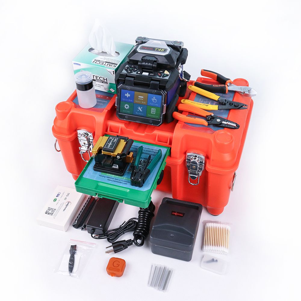 Orientek Fusion Splicer T45  Splicing time 7s Heating time 18s