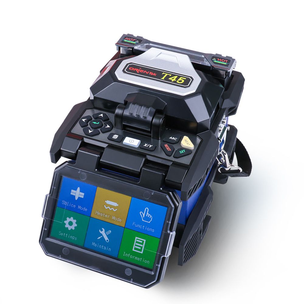 Orientek Fusion Splicer T45  Splicing time 7s Heating time 18s