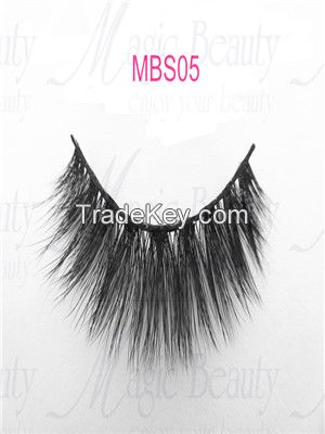 Handmade Cosmetic Cusmotized 3D Synthetic Silk Lashes MBS05