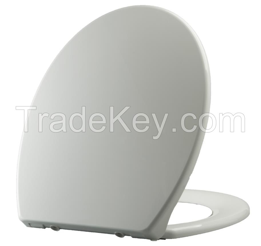 PP European standard round soft close WC toilet seat cover