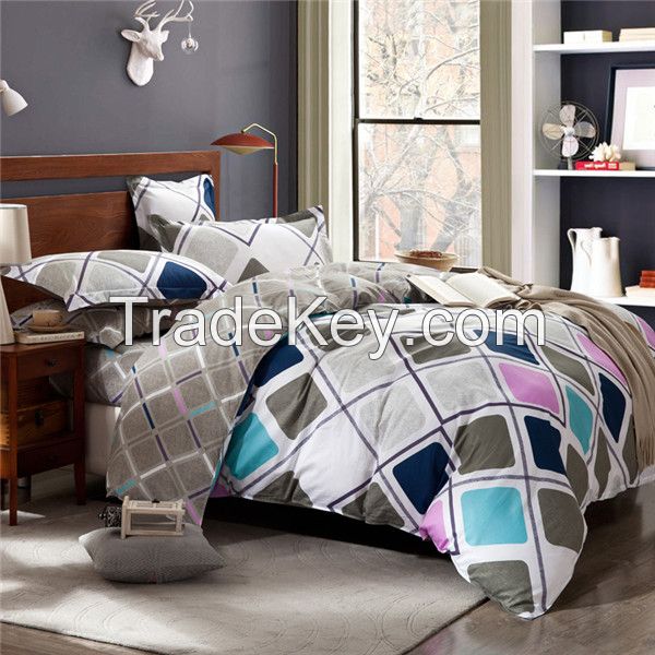 Buy Cheap Queen and King 100 Cotton Print Pattern Bed Sheet Sets and Quilt Cover Sets Online