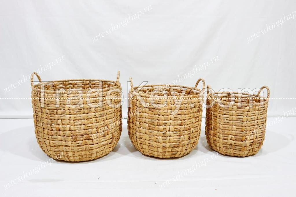 Water Hyacinth Storage Basket - SD10841A-3NA