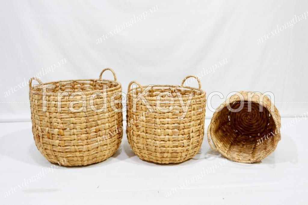 Water Hyacinth Storage Basket - SD10841A-3NA