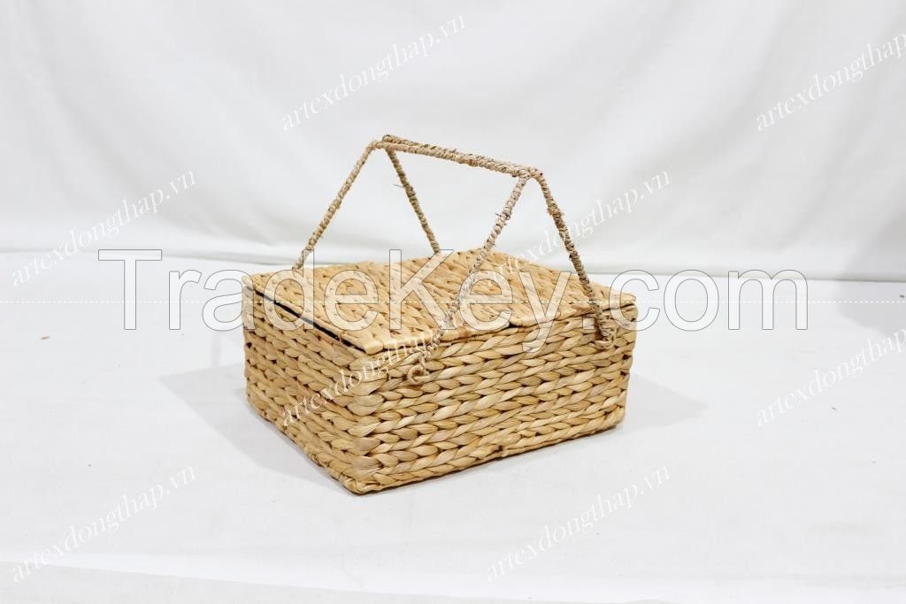 New Design water hyacinth picnic basket - SD4452A-1NA