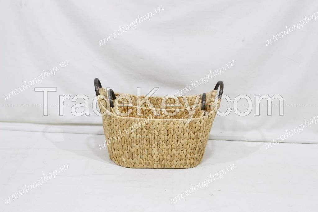Best Selling water hyacinth storage basket - SD20214A-2NA