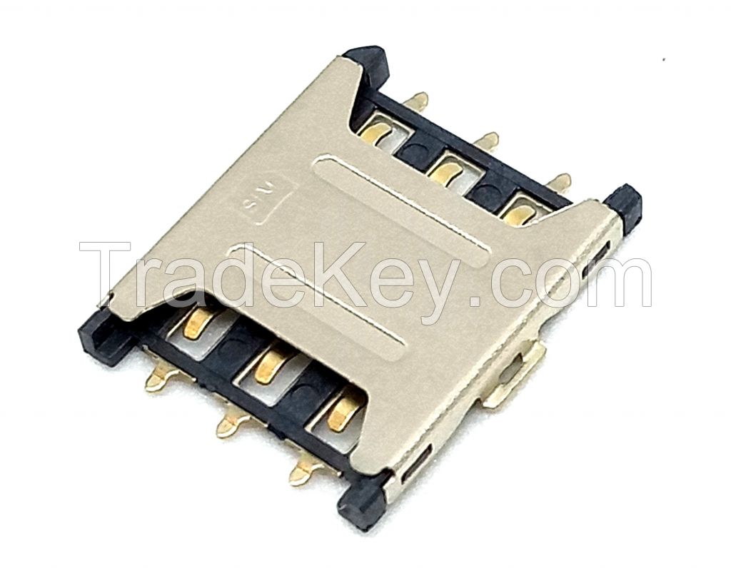 Nano SIM card socket, Push-Push Type/ Hinge Type/ Push-Pull Type