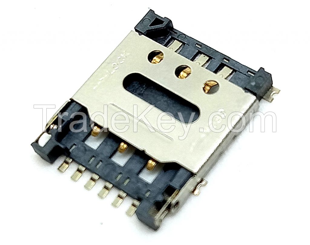 Nano SIM card socket, Push-Push Type/ Hinge Type/ Push-Pull Type