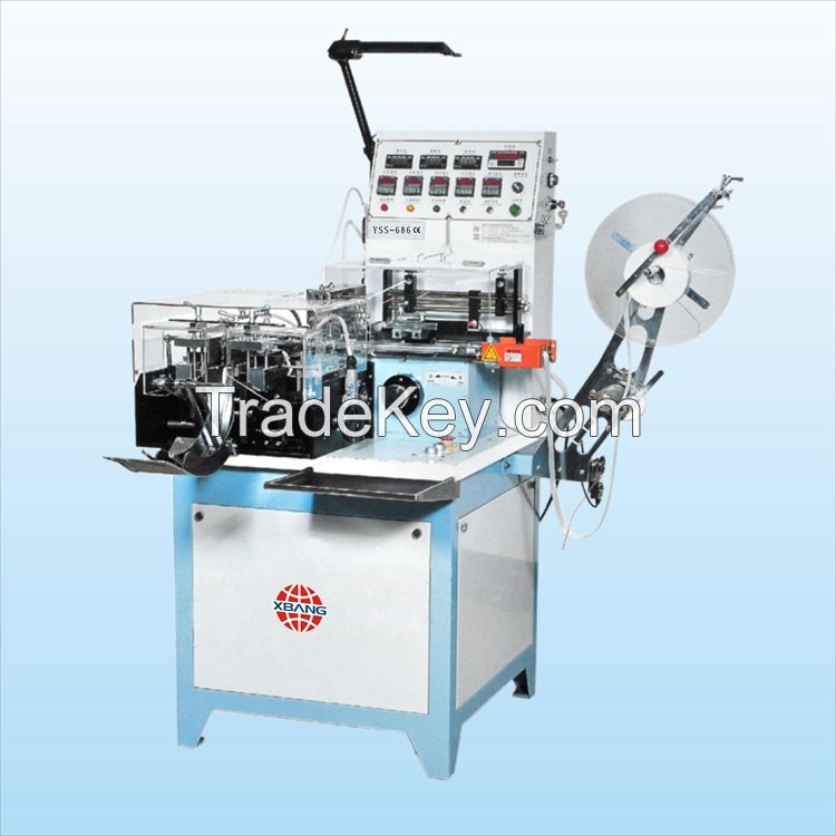 lable cutting and folding machine