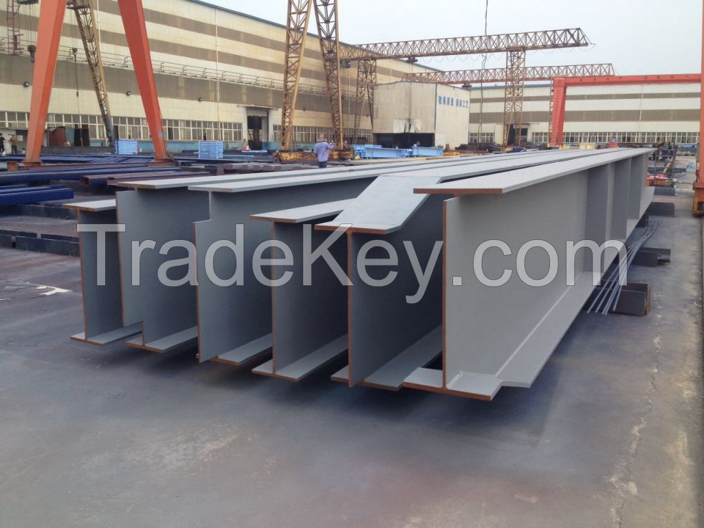 Welded Fabricated Steel H Beam For Steel Structure