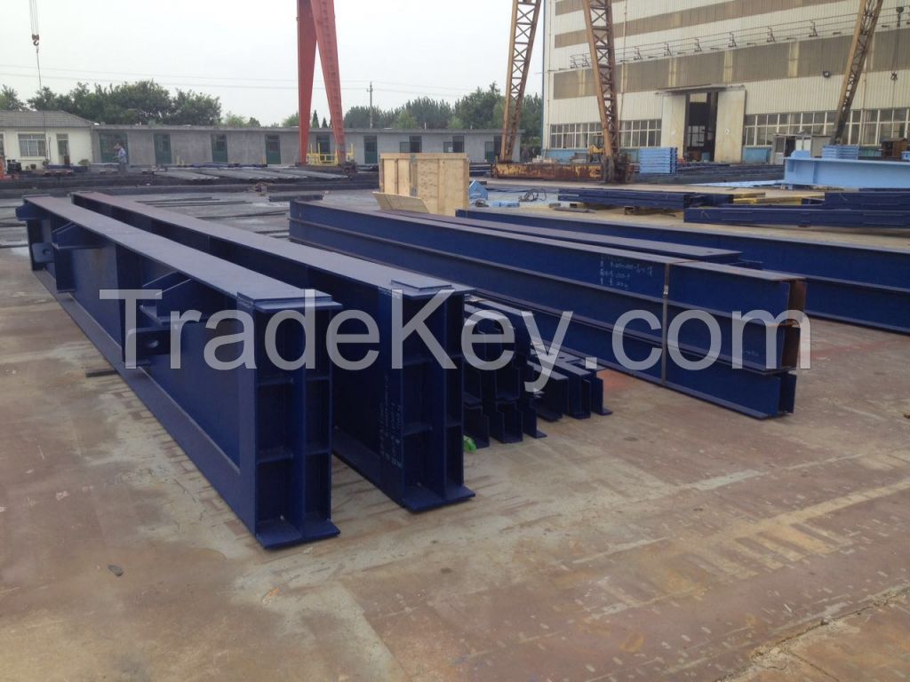 Welded Fabricated Steel H Beam For Steel Structure