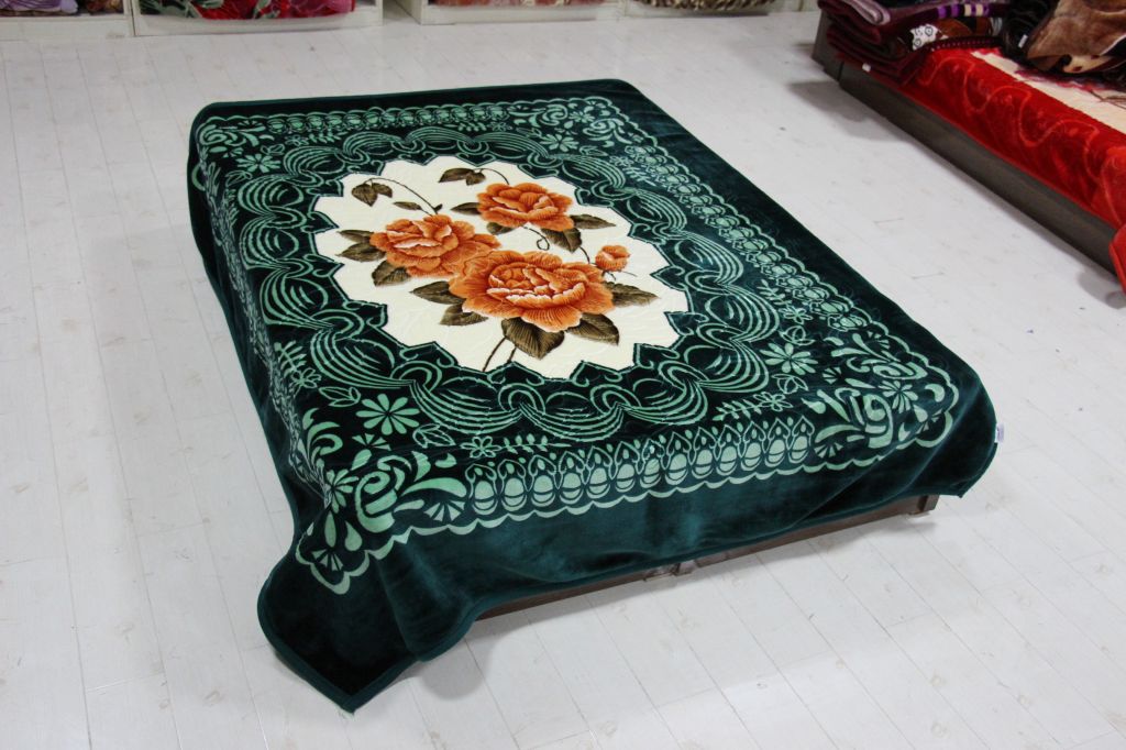 embossed super soft blanket 2018 newest design