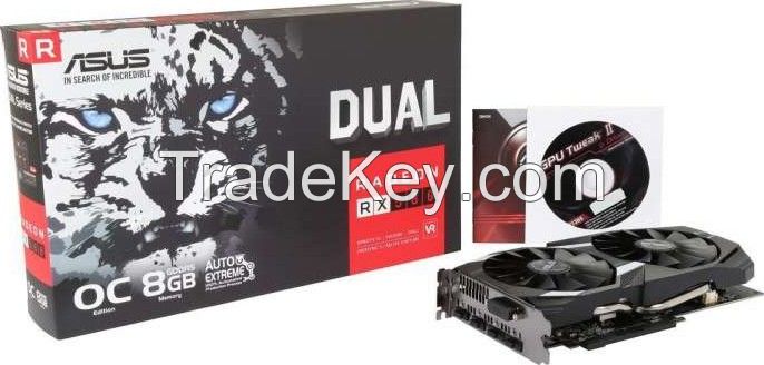 ASUS Radeon RX 580 8GB Dual-fan OC Edition GDDR5 DP HDMI DVI AMD Graphics Card