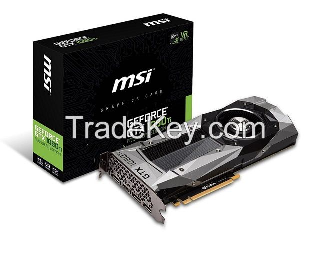 MSI GTX 1080 Ti 11GB GDDR5X Founders Edition Video Graphic Cards
