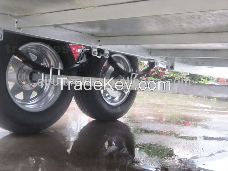 Mobile coolroom trailer axle complete electric drum brake shandong