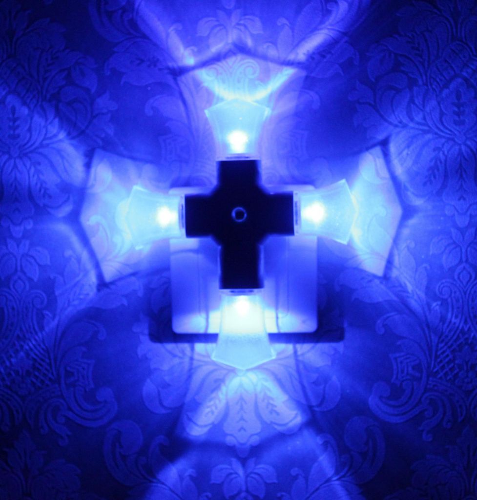 Led Cross Night Light (shield Shape) Auto Sensor