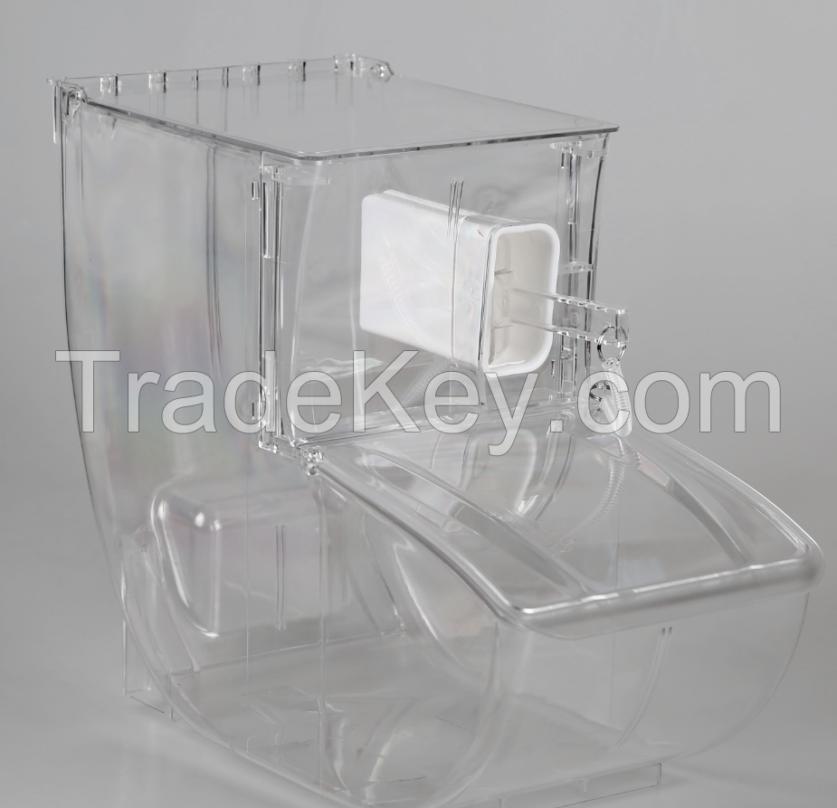 Acrylic Display Candy Dispenser Box/bin/container for Supermarket