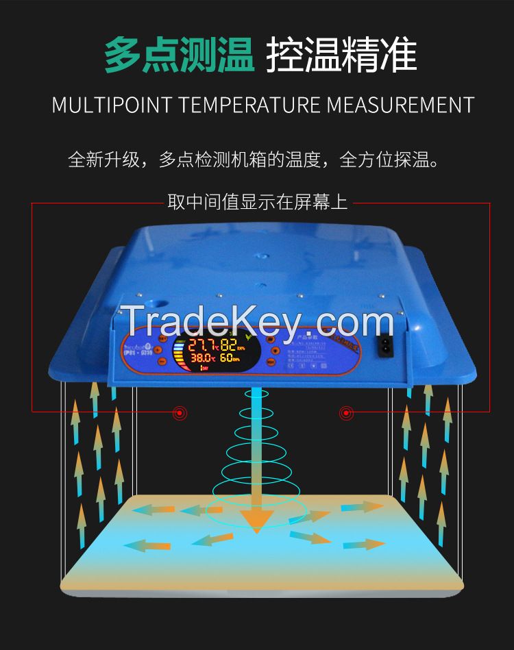 Mini 48 eggs Poultry Chicken Duck Quail egg incubator Hatchery