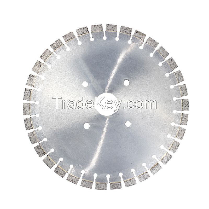 Silver brazed granite blades