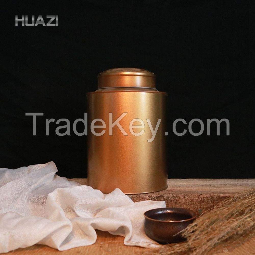 Coffee tin cans, tea tin cans, classical design