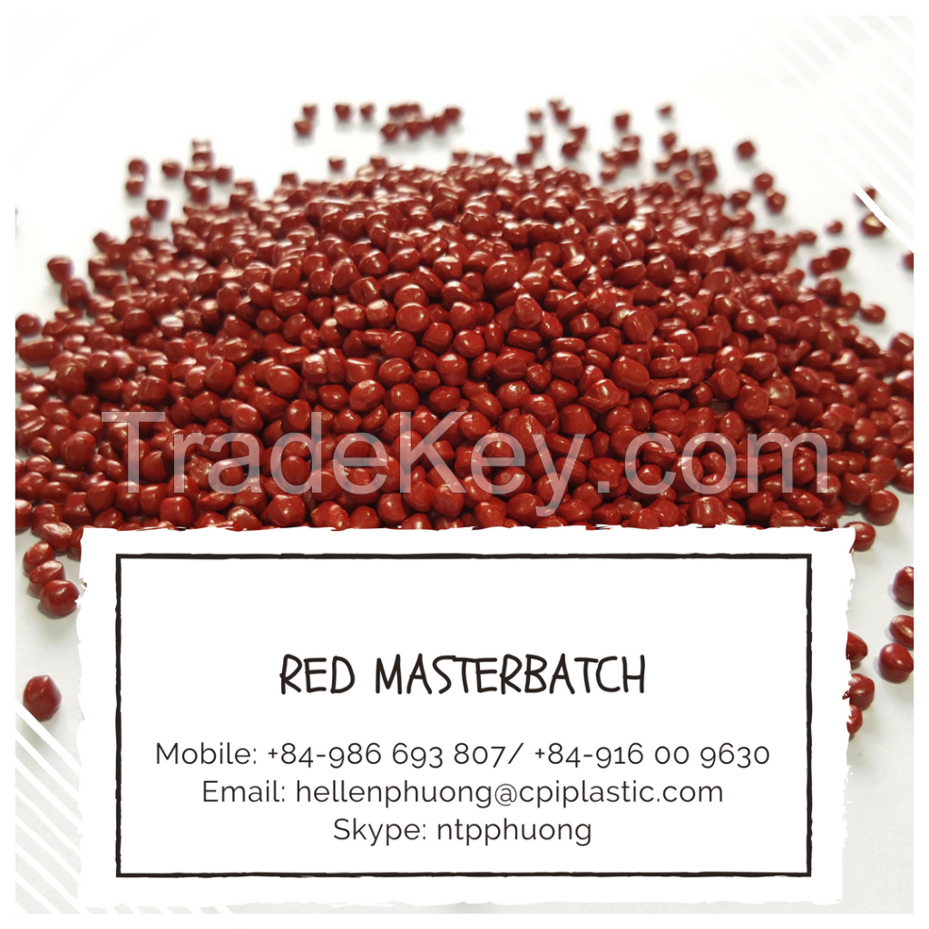 Color masterbatch for plastic bag, household application