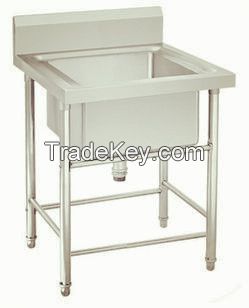 All stainless steel kitchen table sink-KBTSS6060