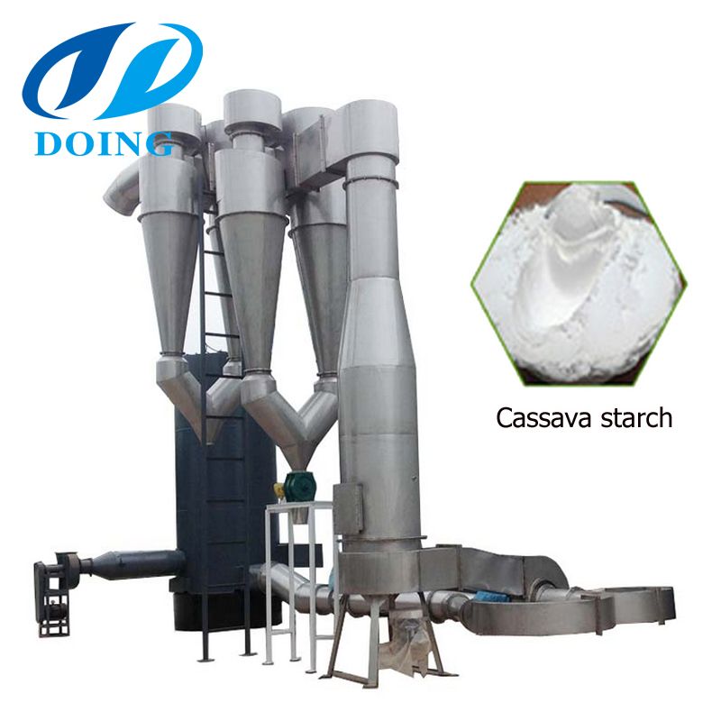 Large capacity air dryer for food powder flour starch drying