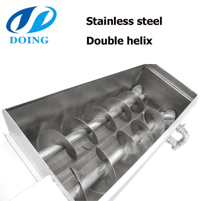 Double helix full stainless steel gluten machine