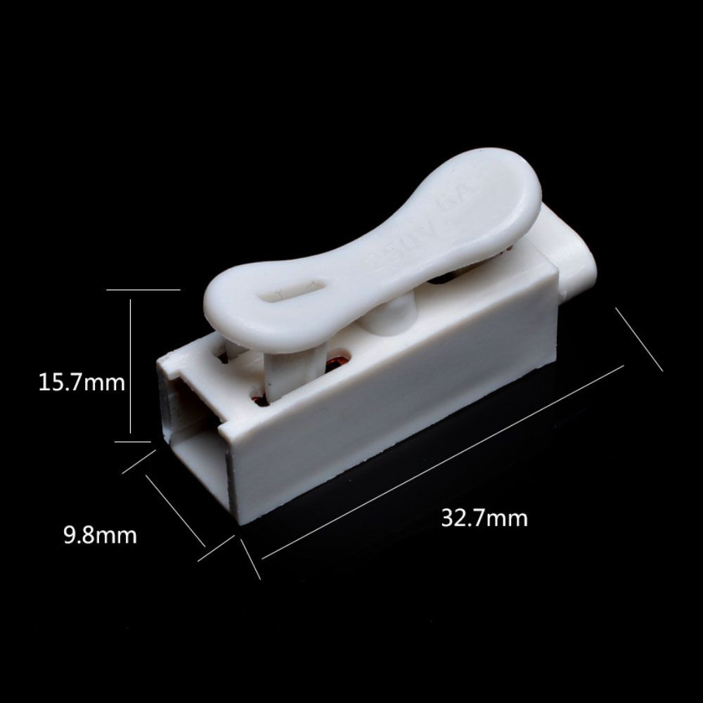 Quick-Connect Plastic LED Terminal Block Connector Cable Clamp Terminal Block