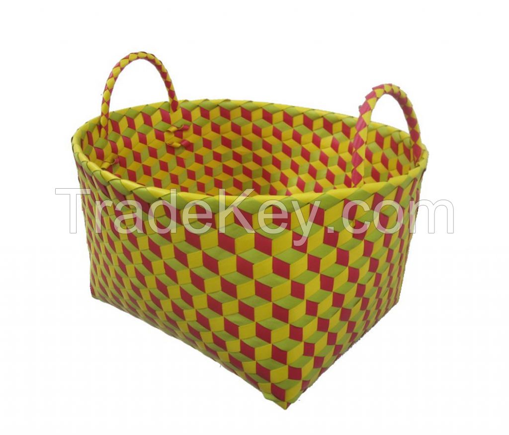 Woven Storage basket with handles for  storage & organization