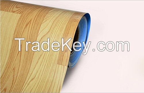 Anti-slip 1.6mm pvc dense flooring roll vinyl  for sale