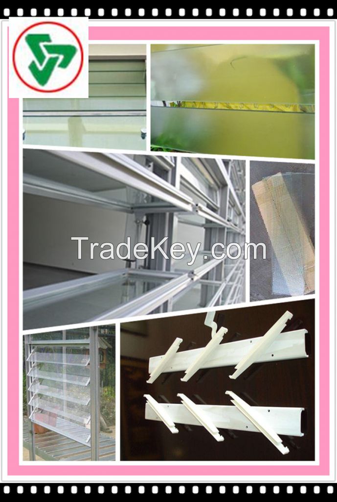 3-6mm Clear Louver Glass for Building Window