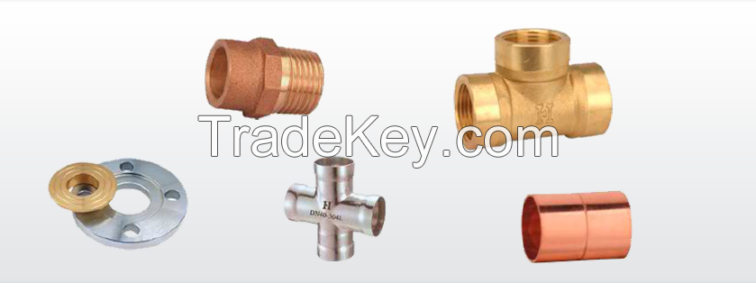 Equal Tee Pipe Fitting, Brass Pipe Fittings, Thread Tee