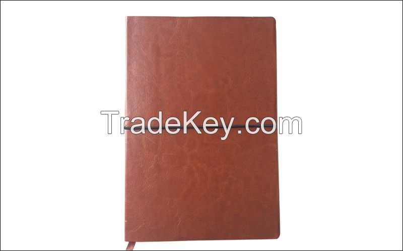 Custom Printed Brown Travel Journal Notebook