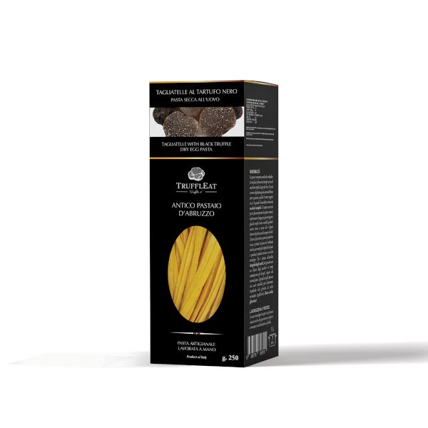 Tagliatelle egg pasta with black truffle 250 gr