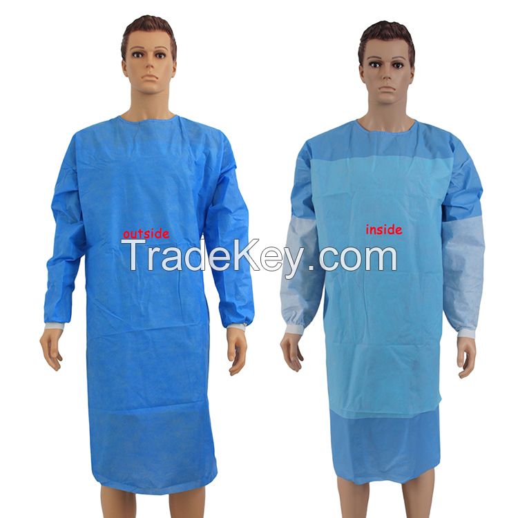 Nonwoven disposable AAMI PB70 Surgical gown