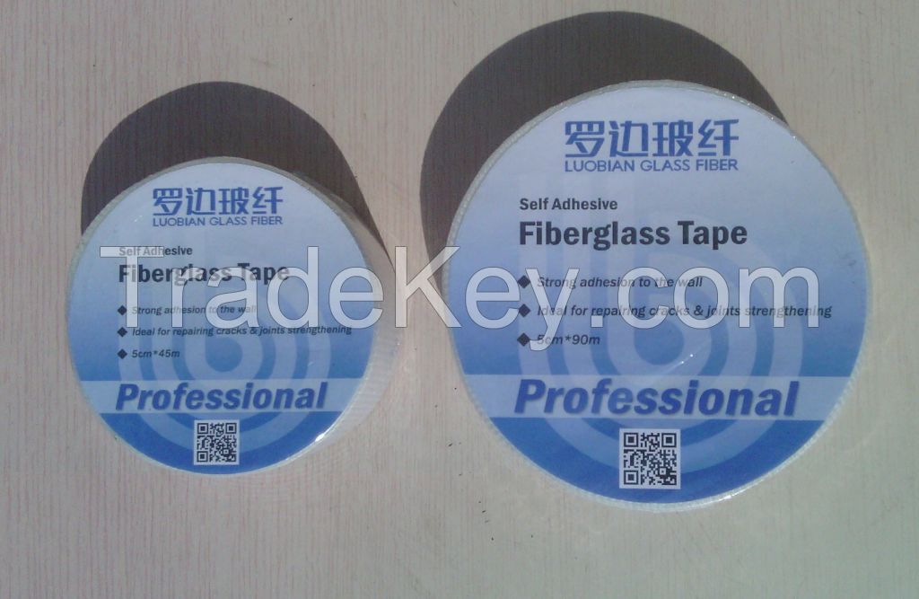 Fiber glass adhesive tape for plasterboard jointing and cracks repairing