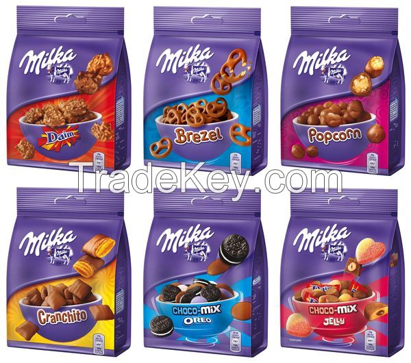 Oreo milka caramel bars