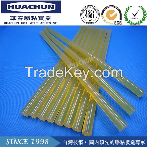 yellow hot melt glue stick