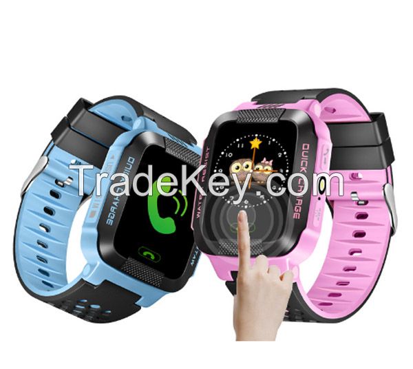 1.44 inch Touch Kids Smart Watch with Camera SIM Calls Anti-lost SOS W