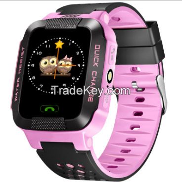 1.44 Inch Touch Kids Smart Watch With Camera Sim Calls Anti-lost Sos W