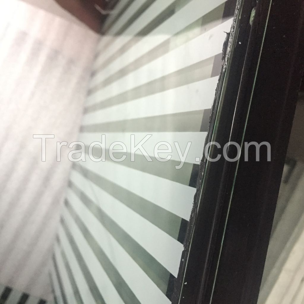 6mm silk screen glass+1.52pvb+6mm clear glass+12A+6mm clear glass