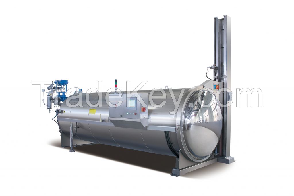 Cascading Water Static Automatic Sterilizer For Dairy Product Coconut Milk